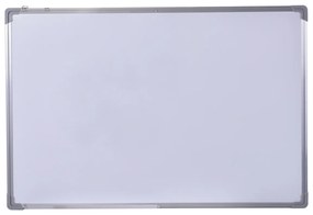 Costway Lavagna magnetica bianca con cornice in alluminio Lavagna cancellabile per scuola casa ufficio