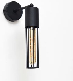 Applique MELODY 1xE27/15W/230V nero