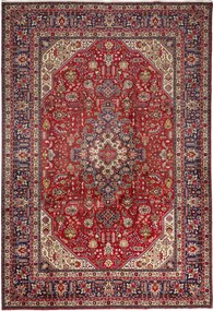 Tabriz Tappeto 290 x 200 Rosso (Iran) Annodato A Mano