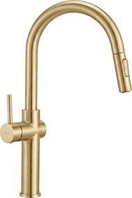 Rubinetto da cucina Rea Fresh High Brush Gold