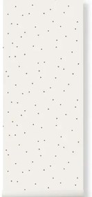 Ferm Living Carta da parati Dot - Off-White