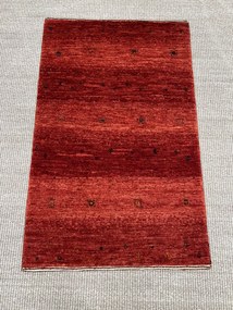 Loribaft Tappeto persiano 90x60 Rosso (Iran) Annodato A Mano