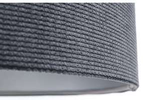 Lampadario a sospensione con filo TWIST 1xE27/60W/230V nero/grigio/argento