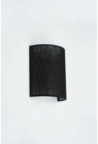 Brilagi - Applique SEMI 1xE27/15W/230V diametro 20 cm nero