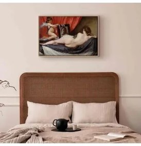 Quadro - The Rokeby Venus (Diego Velázquez) In cornice di legno naturale 60x40