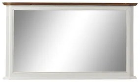 Specchio da parete DKD Home Decor 115 x 6 x 66 cm Cristallo Marrone Bianco Romantico