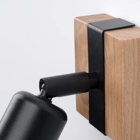 Sollux SL.1295 - Faretto ZUCA 1xE27/15W/230V nero