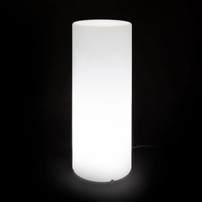Lampada da Terra Yaiza Bianco Polietilene ABS 30 x 30 x 75 cm