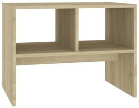 Tavolino Rovere Sonoma 60x40x45 cm in Legno Multistrato