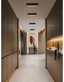 Immax NEO 07074-60-Plafoniera LED dimmerabile CANTO 34W/230V nero Tuya+RC