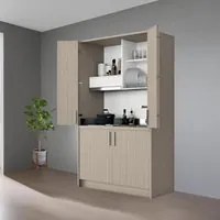 Cucina a scomparsa completa di elettrodomestici Fold olmo 125