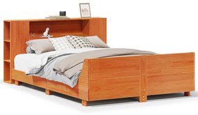 Letto senza materasso marrone cera 135x190 cm in legno di pino