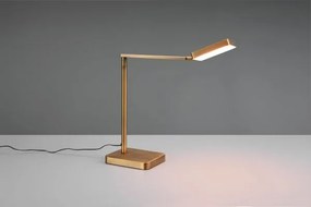 Lampada pavia led orientabile ed inclinabile  h.38cm di colore meta...