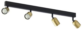 Faretto  TOP 4xGU10/10W/230V oro/nero