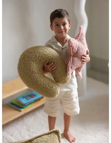Cuscino per divano da bambini verde con rivestimento in bouclé U – Wigiwama