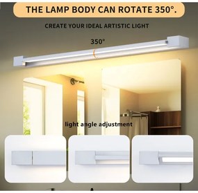 Brilagi-LED Specchio illuminato per bagno AQUA LINE LED/36W/230V 120 cm IP44 cromo opaco