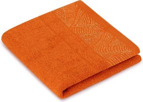 Set di asciugamani per viso e corpo tipo terry arancioni/beige in cotone 6 pz Bellis – Restilo