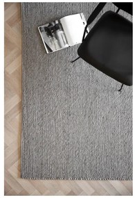 Tappeto in lana grigio 400x300 cm Auckland - Rowico