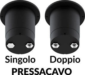 Faretto Calpestabile GU10 4 Direzioni IP66 - Doppio Pressacavo