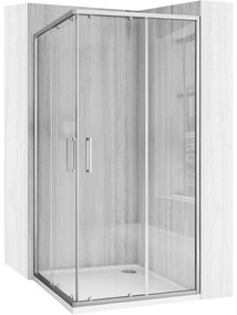 Cabina doccia Rea City 90x90 Nickel Brush