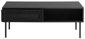 Tavolino nero 60x110 cm Pensacola - Unique Furniture