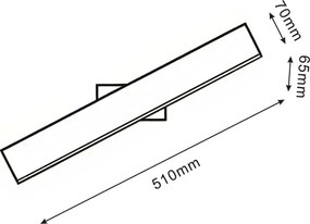 Lampada da parete BERNADETTA LED/10W/230V 4000K nera