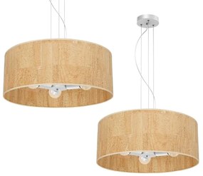 Lampadario su filo CORK 3xE27/60W/230V