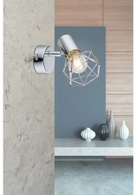 Globo 54802-1 - Faretto XARA I 1xE14/40W/230V cromo lucido