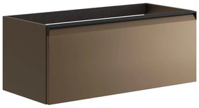 Mobile da bagno sotto lavabo Fusion giallo L 99.5 x H 40 x P 45.5 cm 1 cassetto, lavabo non incluso