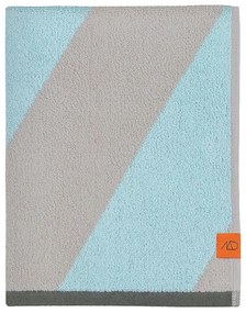 Asciugamano in spugna in cotone organico color menta 50x90 cm Diagonal - Mette Ditmer Denmark