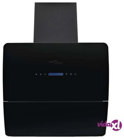 vidaXL Cappa Aspirante a Muro Acciaio Inox 756 m³/h 60 cm Nera