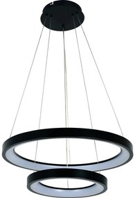 Brilagi - Lampada a sospensione dimmerabile su cavo FALCON SLIM LED/68W/230V Ø 50 cm nera + telecomando
