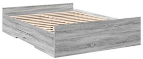 Giroletto cassetti grigio sonoma 120x190 cm legno multistrato