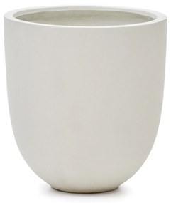 Kave Home - Vaso Aiguablava in cemento bianco Ã˜ 56 cm