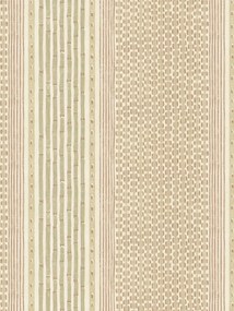 Josephine Munsey Carta da parati Rita Stripe - Blush and Soft Olive