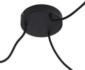 Lampada a sospensione Japandi marrone 50cm 3 luci - Plu