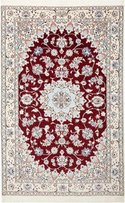 Nain Tappeto 110 x 160 Rosso (Iran) Annodato A Mano