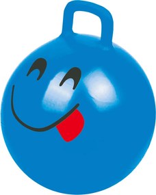Palla Cavalcabile per Saltare con Maniglia per Bambini Ø55x65 cm con Emoticon Rosso o Giallo o Blu...