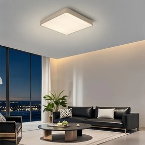 Brilagi-LED dimmerabile plafoniera POOL LED/48W/230V 3000-6000K 50x50 cm beige + telecomando