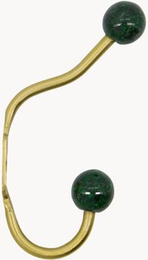 Set di 2 ganci da parete in metallo fatti a mano Ball