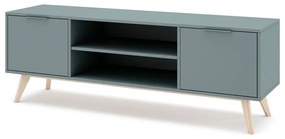 Mobile TV verde-grigio 140x53 cm Pisco - Marckeric