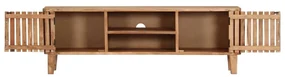 Mobile porta tv 130x30x45 cm in legno massello di acacia