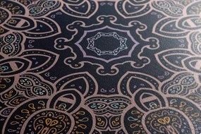 Quadro su tela – Mandala con motivo indiano