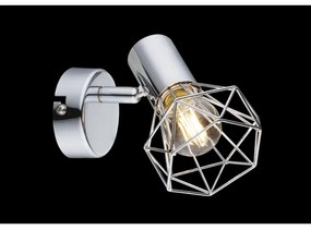 Globo 54802-1 - Faretto XARA I 1xE14/40W/230V cromo lucido