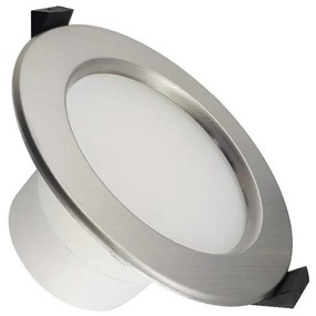 Lampada da incasso LED per bagni LED/10W/230V 4000K argento IP44