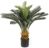 Emerald Albero di Cycas Revoluta Artificiale con Vaso 80 cm 428485