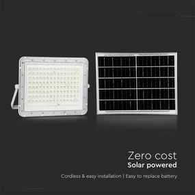 LED Proiettore solare da esterno LED/20W/3,2V 4000K bianco + +TC