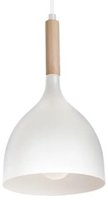 Lampadario a sospensione con filo NOAK WOOD 1xE27/60W/230V