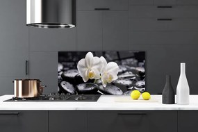 Pannello cucina paraschizzi Zen White Orchid Spa 100x50 cm