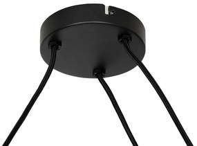 Lampada a sospensione di design bianca 50 cm 3 luci - Plu